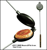 Rome Cast Iron Round Pie Iron