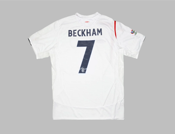 1998 World Cup England Away Shirt, Beckham #7, Mint