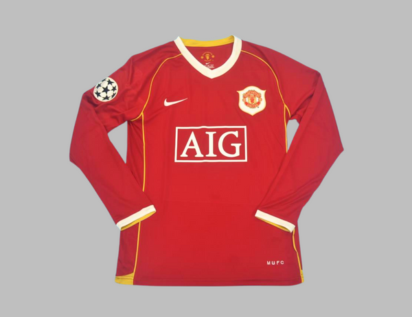 Manchester United 2006-07 Ronaldo Long Sleeve Home Kit (L) – Saturdays  Football