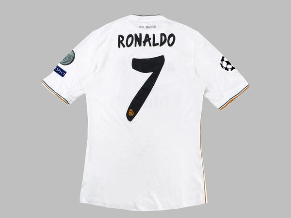 RONALDO #7 Real Madrid Jersey 2013/14 Home Retro