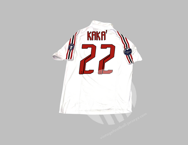 Kaka AC Milan 2005 2006 UEFA Long Sleeve Jersey Shirt Maglia L SKU# 109957