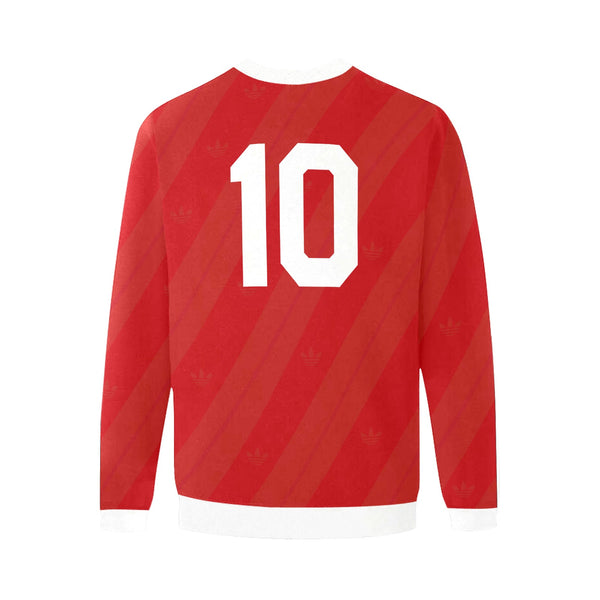 MANCHESTER UNITED 1986 1987 NUMBER 10 HOME SHIRT LONG SLEEVE