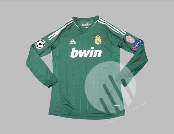 Real Madrid 2012 2013 Ozil 10 Away Shirt UCL Long Sleeve (Excellent) L