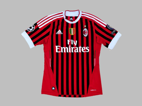 microfoon verlamming satelliet AC MILAN 2011 2012 IBRAHIMOVIC 11 HOME SHIRT CHAMPIONS LEAGUE (Excelle –  Foot-Jerseys