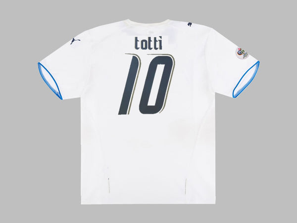 finekeys Retro Italy Home Soccer Jersey World Cup 2006 Men Adult Totti #10 L / Totti #10