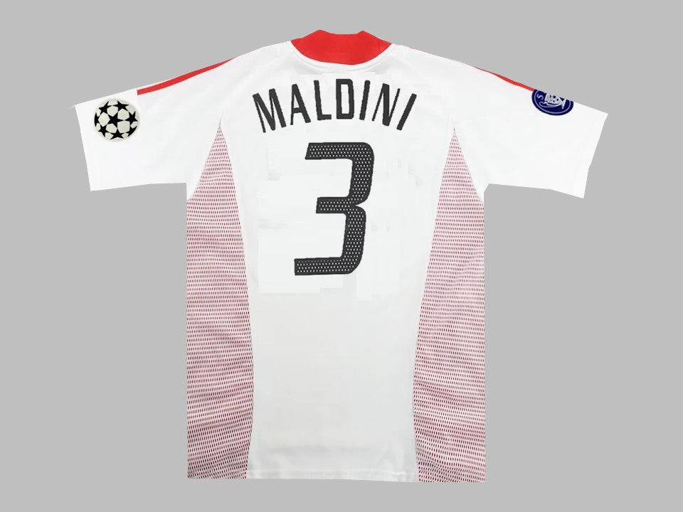 AC MILAN 2002 2003 MALDINI 3 AWAY SHIRT (Excellent) L – Foot-Jerseys