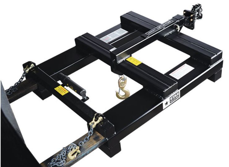 lift-n-tow star industries attachment showing chains