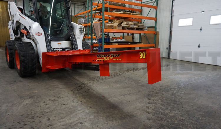 warrior log splitter on bobcat 