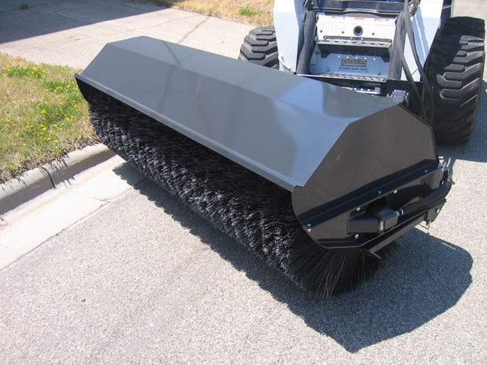 skid steer power broom