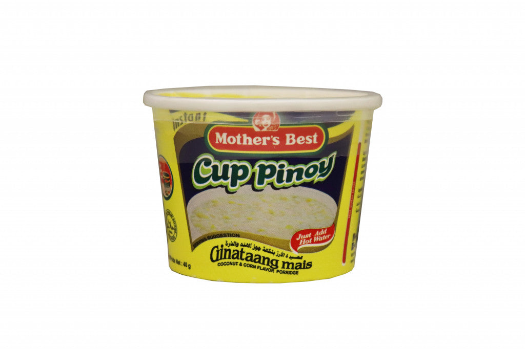 Mother's Best Cup Pinoy - Chocolate Champorado - 40g – Sukli - Filipino  Grocery Online USA