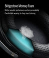 takstar hf 580 memory foam ear pads comfortable for long-hour wearing