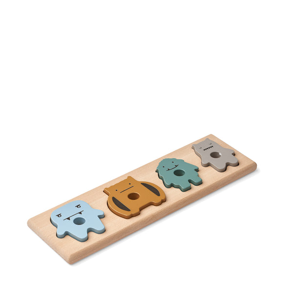 Liewood Puzzle Ainsley - Sea Blue Multi Mix - Mes premiers jouets