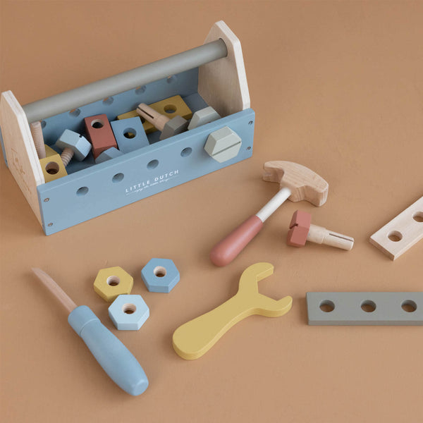 Little Dutch Blue Workbench and Accessories – Small Kins
