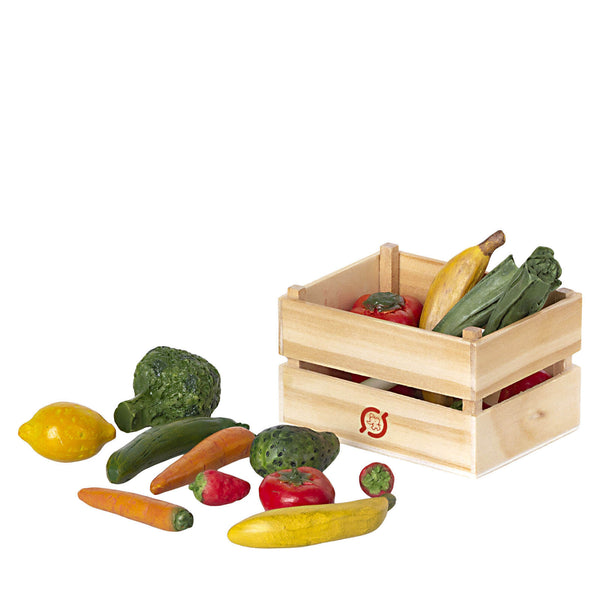 Tidlo Wooden Cutting Vegetables Set
