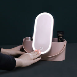 Led Mirror Makeup storage box