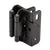 Black Partial Wrap Cabinet Hinges