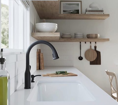 Kohler-Motif-Matte-Black-Kitchen-Faucet