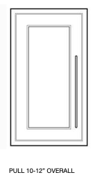  Standard Kitchen Cabinet Door with Large Pulls