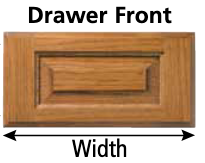 The width of this part of the cabinet is very important part of cabinet hardware selection, because that is where the measuring is done.