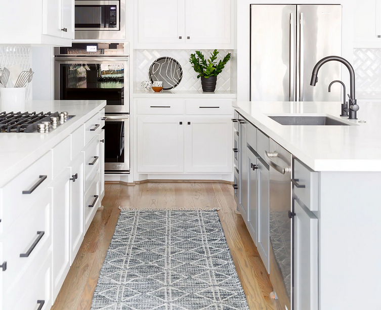 White Kitchen Cabinets - What Color Hardware Should You Choose? 
