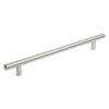 Diversa Brushed Satin Nickel Euro Style 7-1/2" (192mm) Cabinet Bar Pull