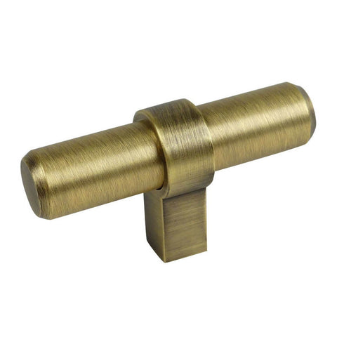 Cosmas 161-4BAB Brushed Antique Brass Euro Style Bar Pull