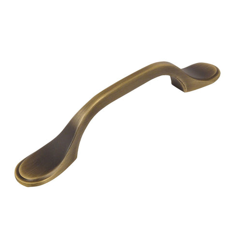 Cosmas 1399BAB Brushed Antique Brass Cabinet Cup Pull - DoorCorner.com