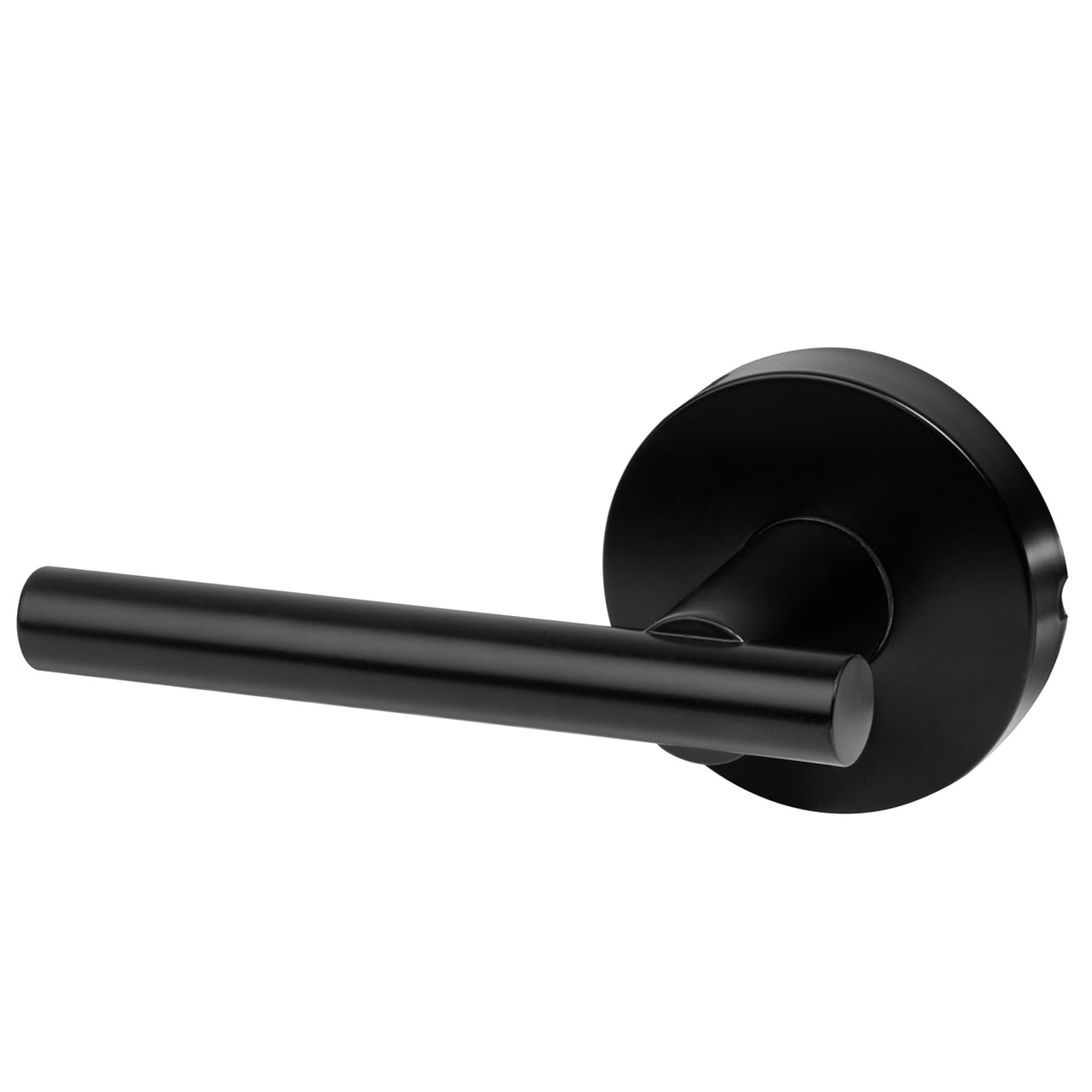 Designers Impressions Kain Design Black Dummy Door Lever - DoorCorner.com