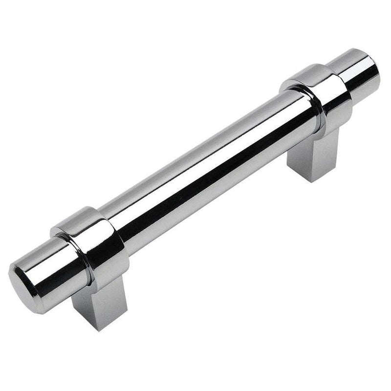 Cosmas 161-2.5CH Polished Chrome Euro Style Bar Pull - DoorCorner.com