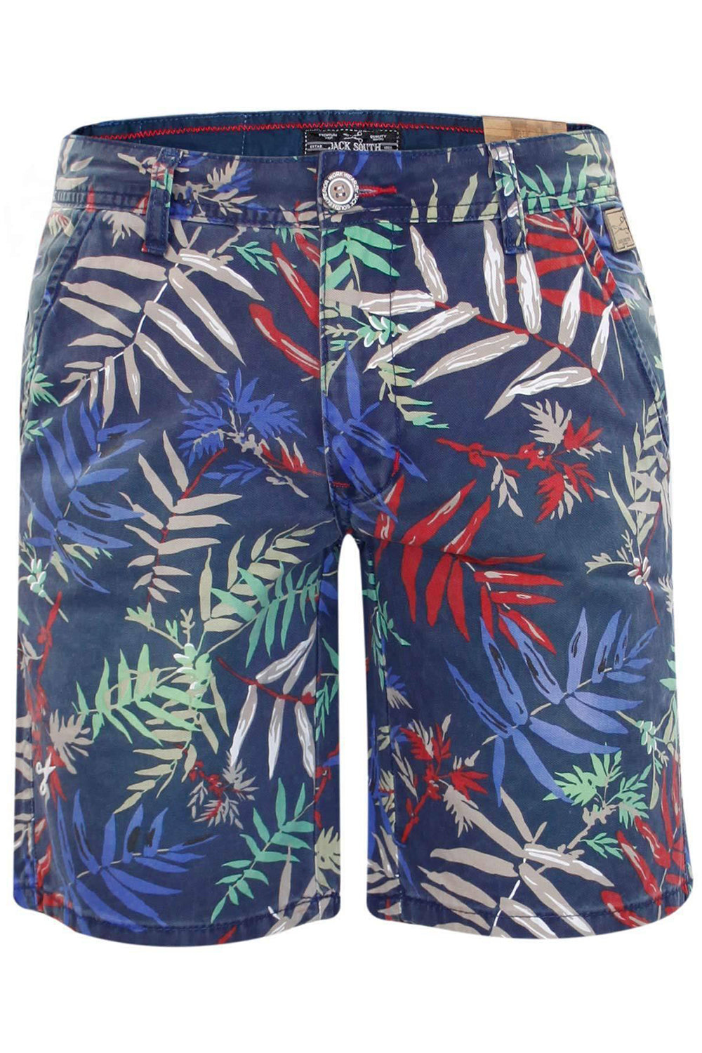 Mens Hawaiian Print Cotton Shorts