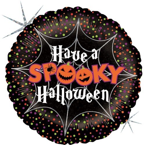 Happy Halloween Foil Balloon - Pack of 3