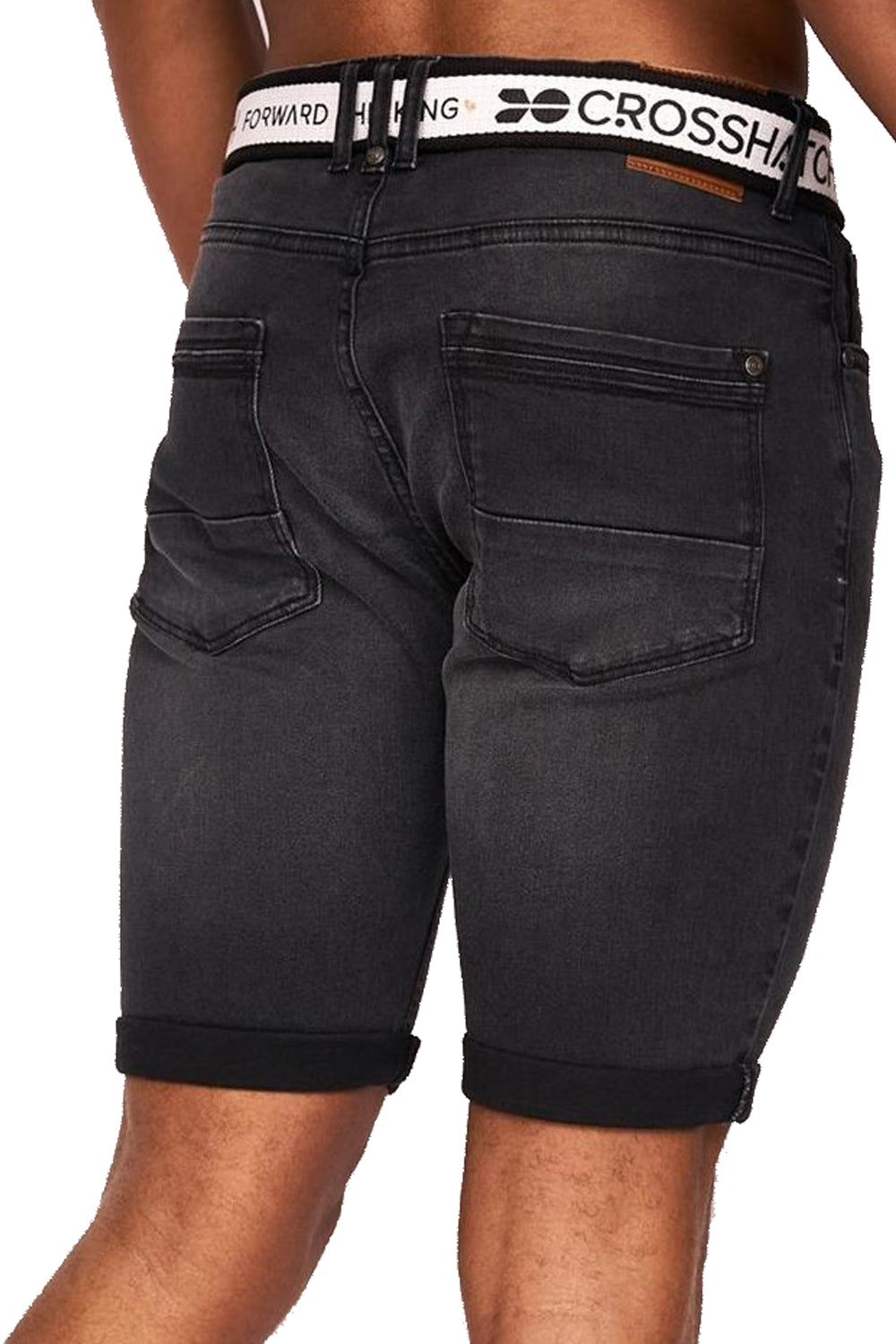 Crosshatch Mens Mid Rise Cotton Shorts