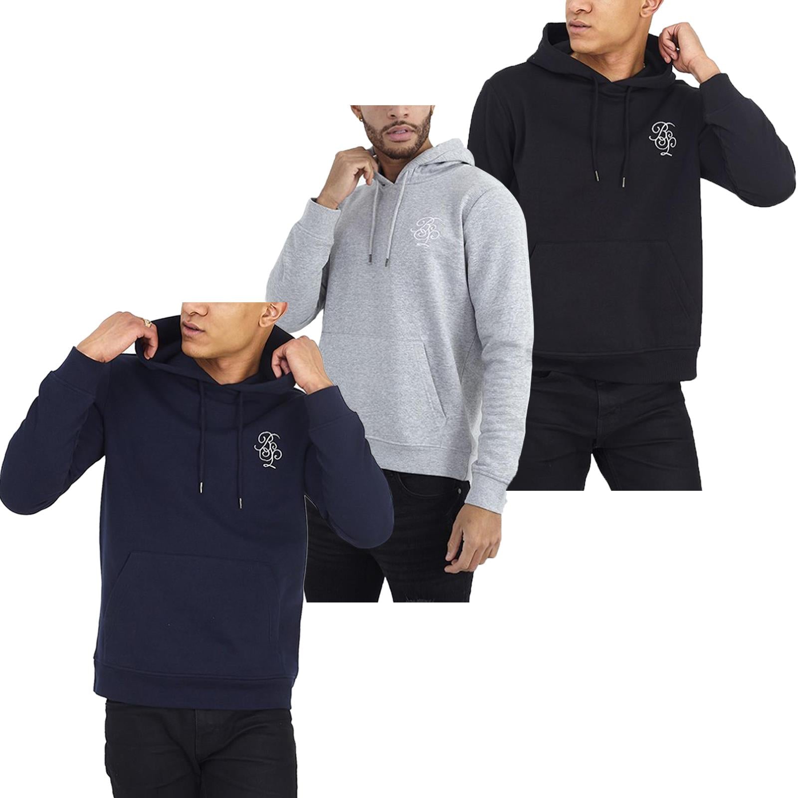 Mens Hooded Pullover Sweatshirt