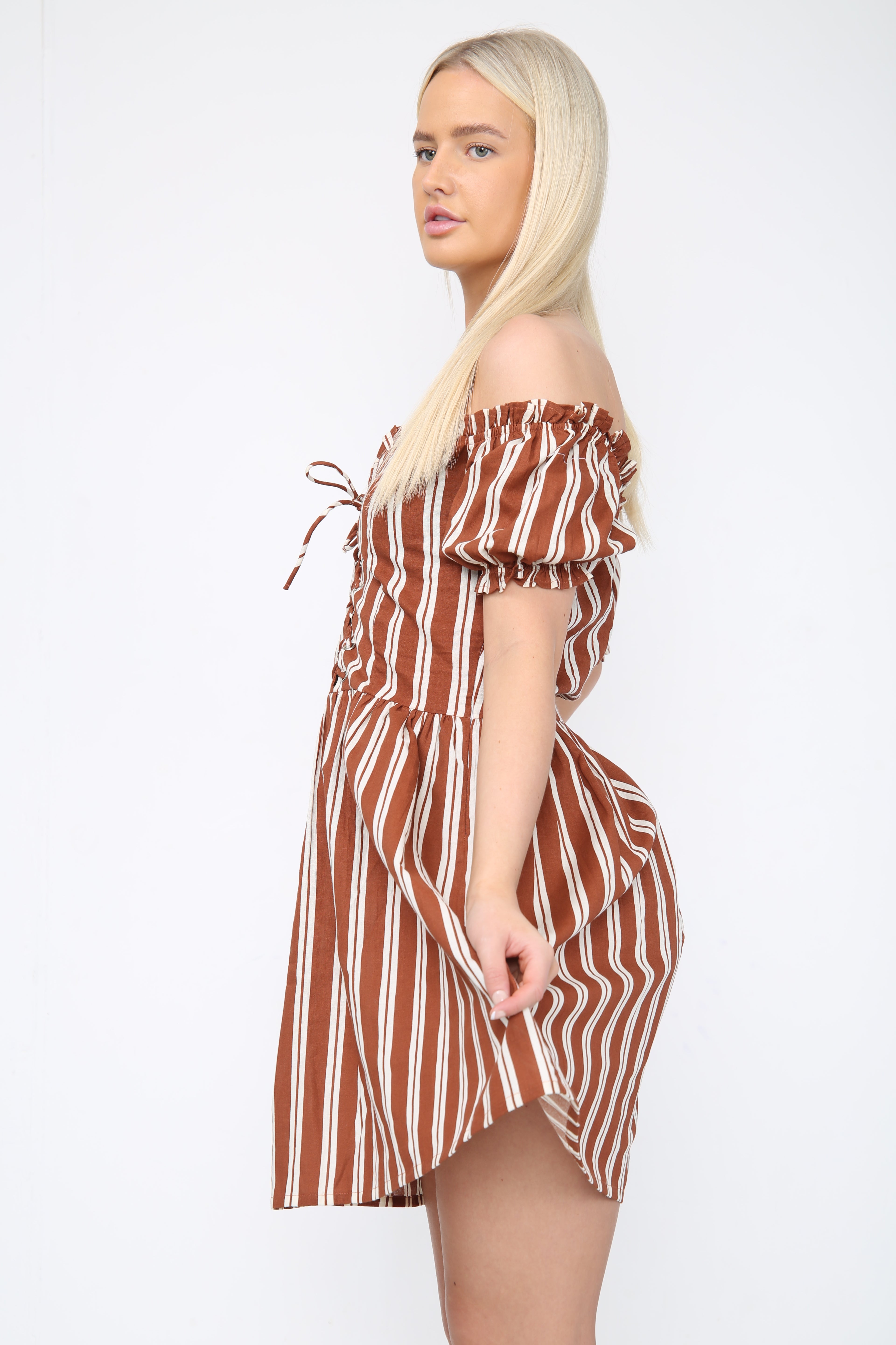 Womens Striped Dress