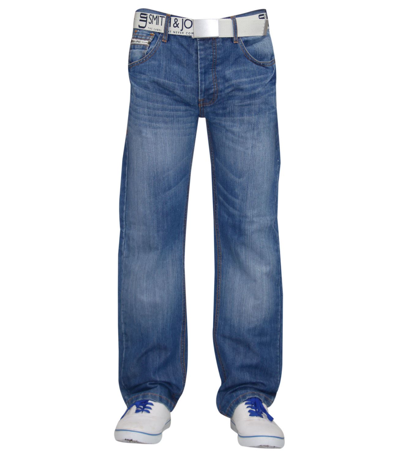 Straight Cut Regular Fit Jeans