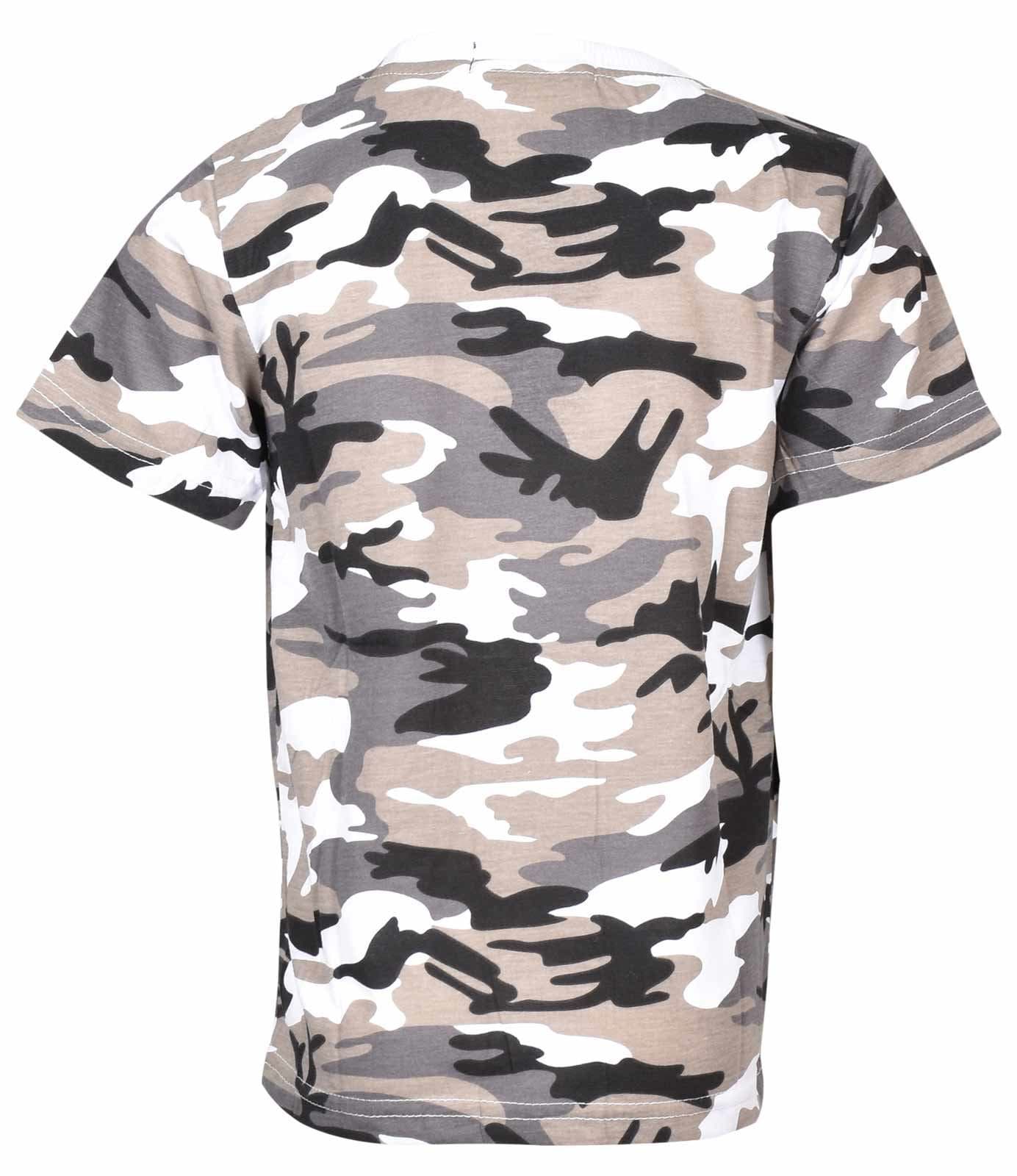 Kids Camouflage Cotton T-Shirt