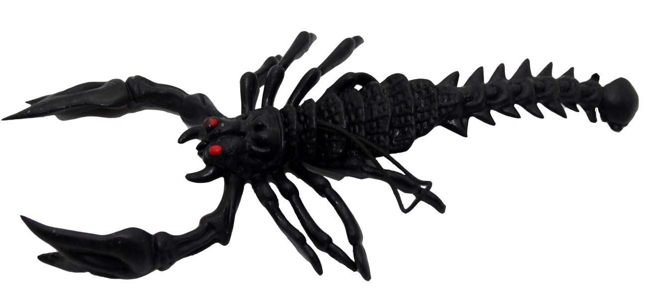 Kids Toy Scorpion Black One Size