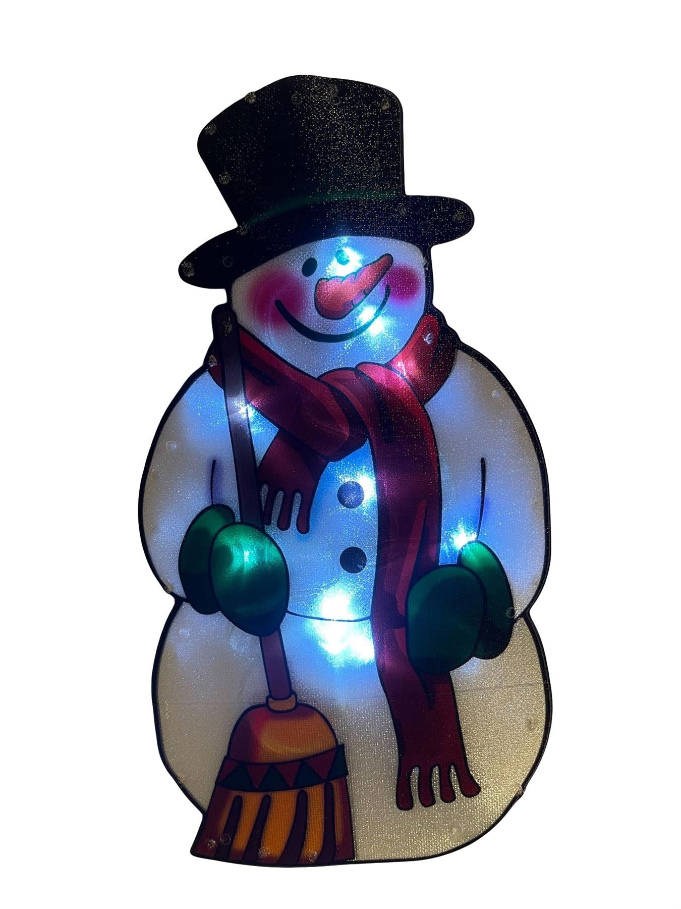 Christmas Silhouette Window decoration with LED Lights