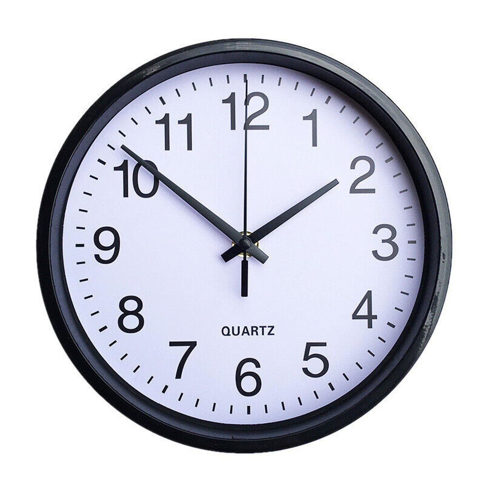 Quartz Black Wall Clock