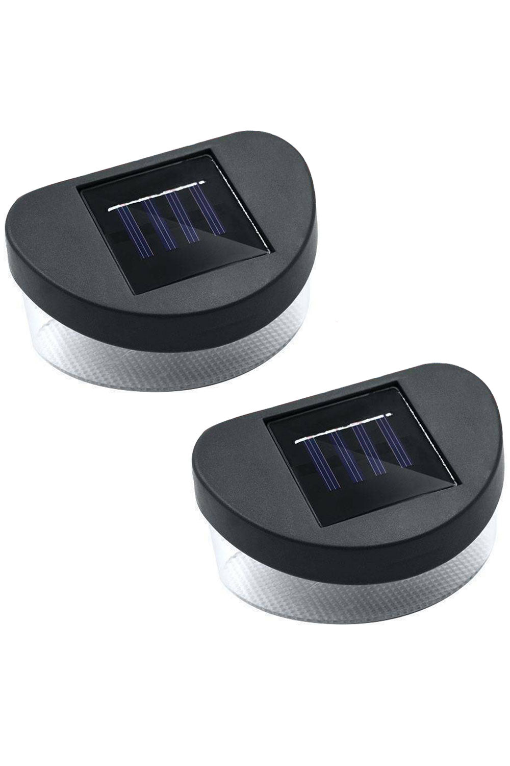 Solar Power Fence Wall Lights 2 Pack