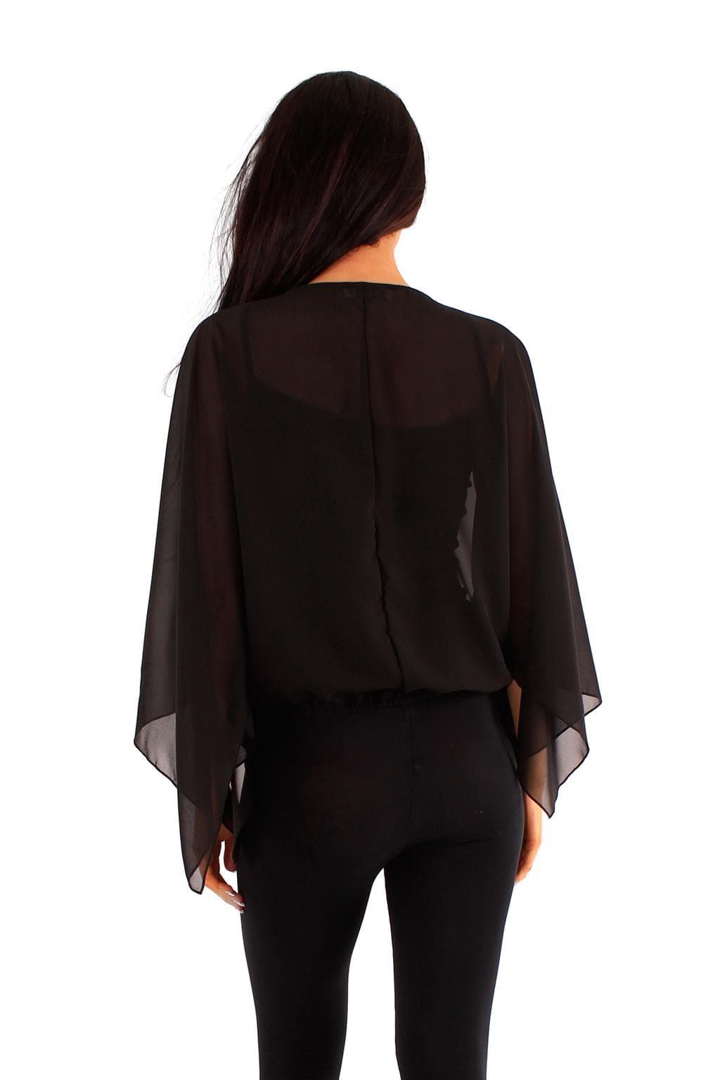 Women Square Sleeve Top