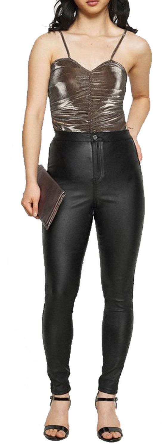 Women's Metallic Bodysuit - UK8