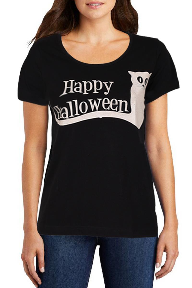 Happy Halloween T-Shirt Glow In The Dark