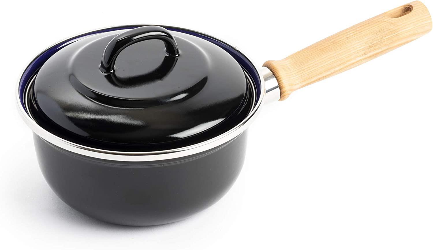 Naturally Nonstick Glaze Guard Saucepan With Lid