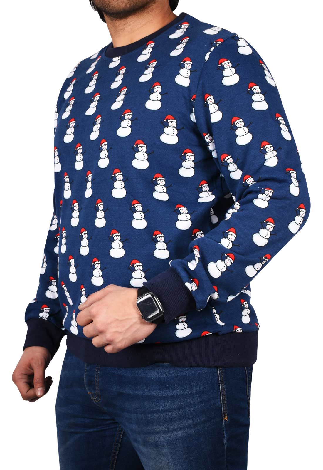 Christmas Long Sleeves Sweatshirt Snowman