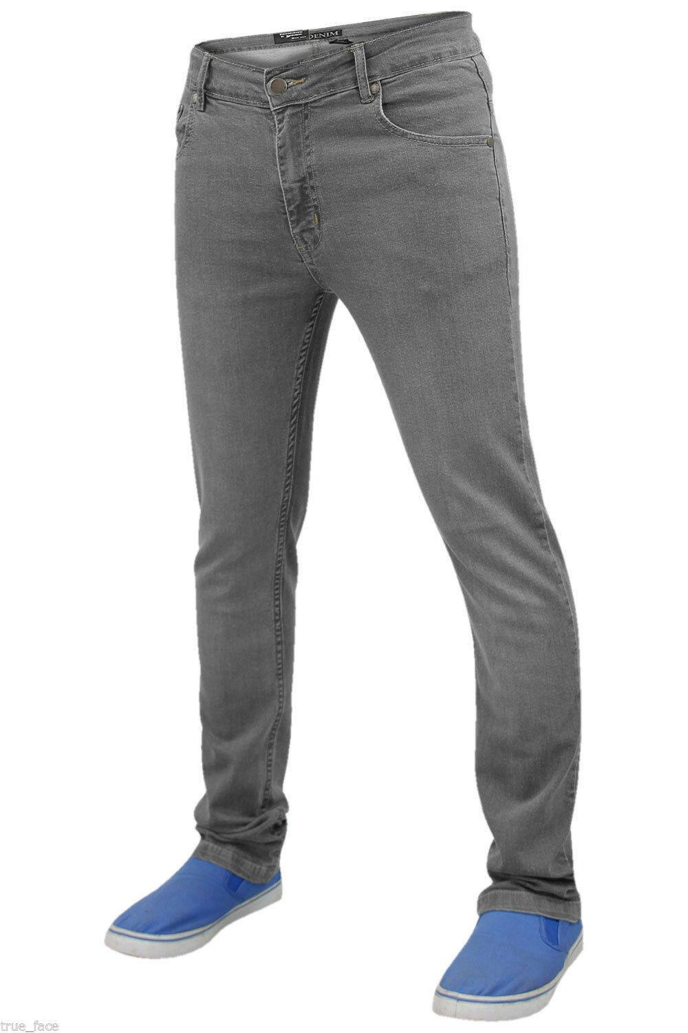 Men Stretch Skinny Straight Jeans