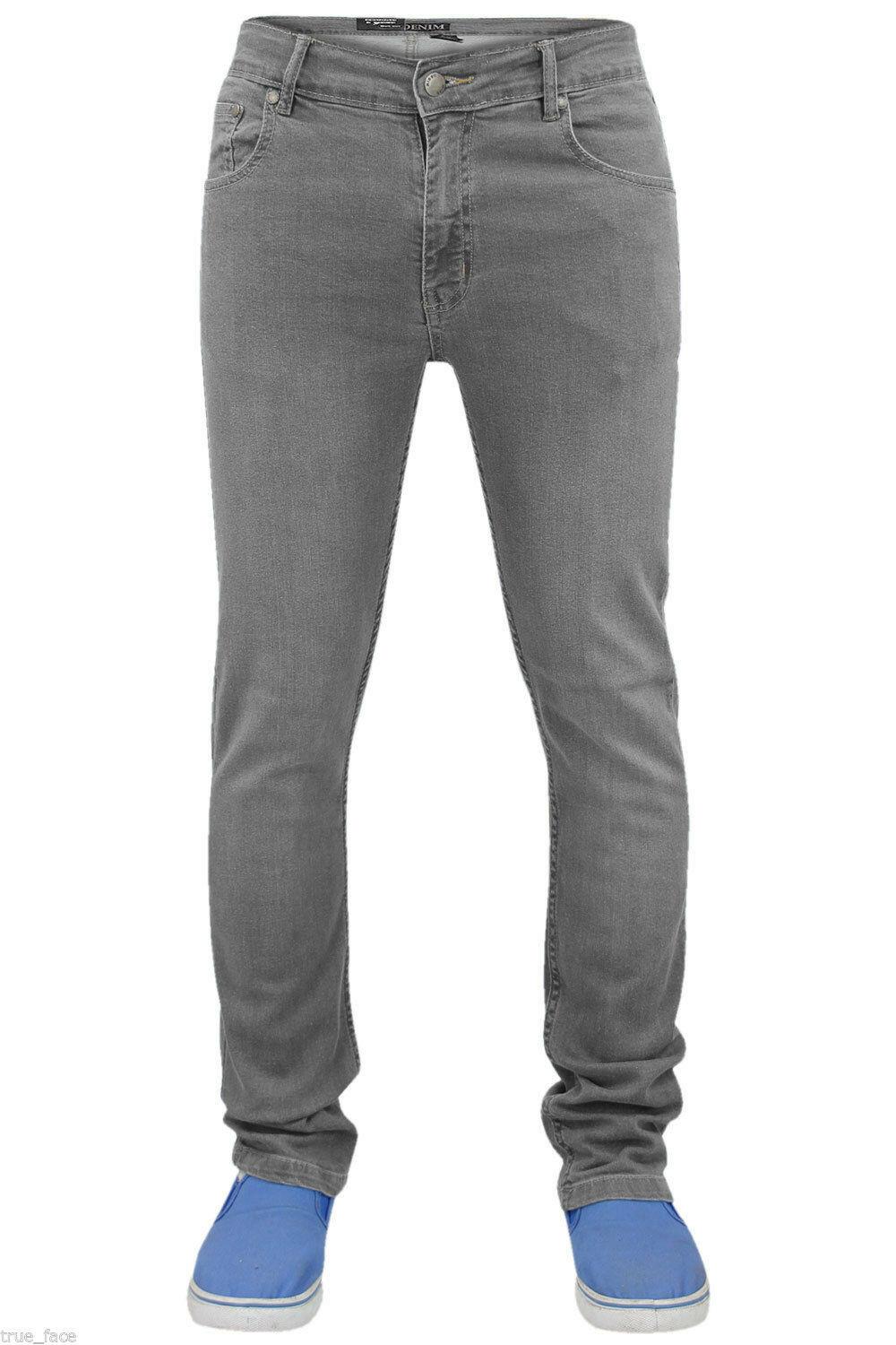 Men Stretch Skinny Straight Jeans