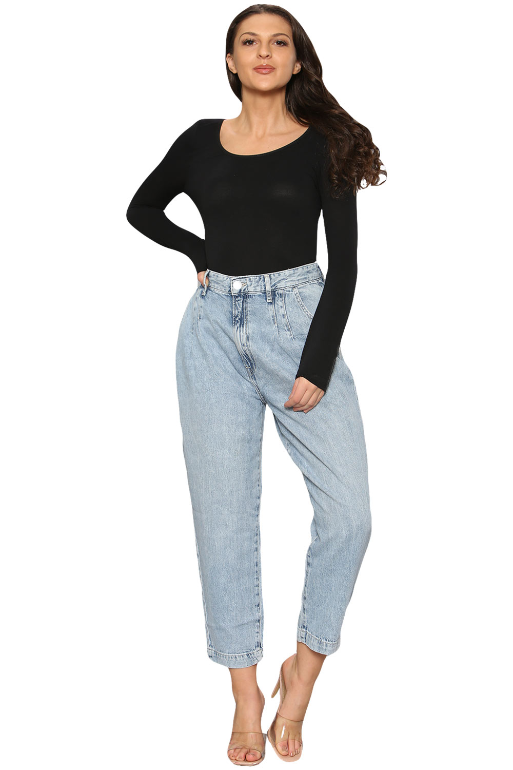 Ladies Denim Loose Fit Jeans