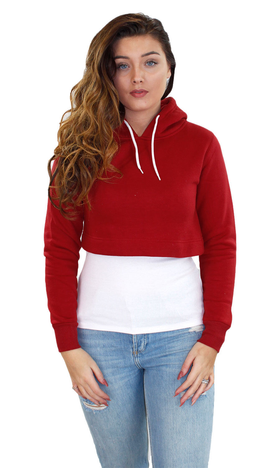 Womens Crop Hoodie