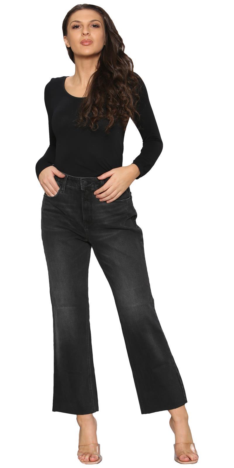 Womens Jeans 0029A Black Wash